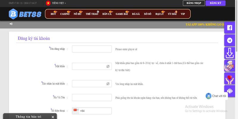 Hỏi đáp về vấn đề đăng ký tài khoản BET88 từ hội viên 